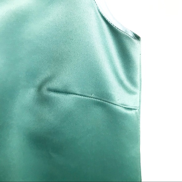 👗 ESCADA OMBRE GREEN SLEEVELESS MINI DRESS! - Picture 15 of 16